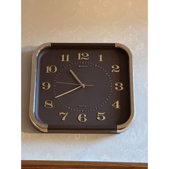 Vtg 80s Brentwood Wall Clock - Tested - Working - Picture 1 of 1